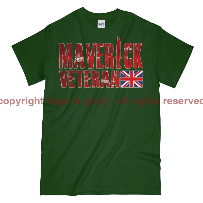 Maverick Veteran British Ops Printed T-Shirt