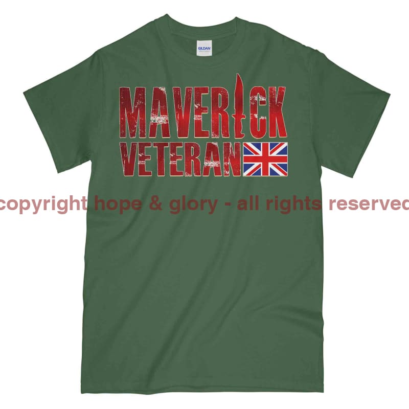 Maverick Veteran British Ops Printed T-Shirt