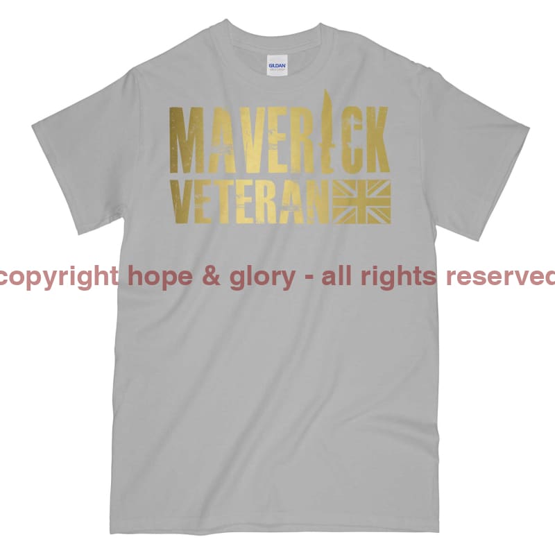 Maverick Veteran Gold Ops Printed T-Shirt