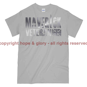 Maverick Veteran Silver Ops Printed T-Shirt