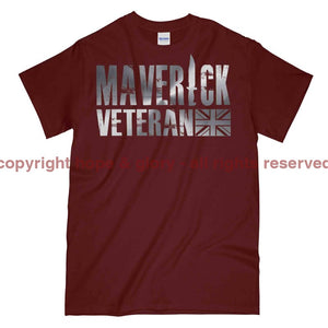 Maverick Veteran Silver Ops Printed T-Shirt