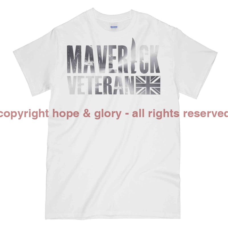 Maverick Veteran Silver Ops Printed T-Shirt