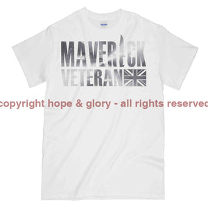 Maverick Veteran Silver Ops Printed T-Shirt