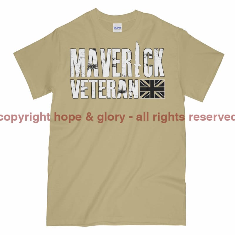 Maverick Veteran White Ops Printed T-Shirt