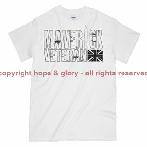 Maverick Veteran White Ops Printed T-Shirt