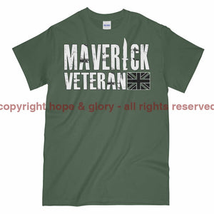 Maverick Veteran White Ops Printed T-Shirt