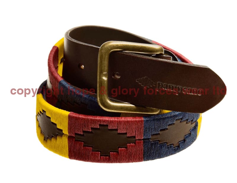 ROYAL ARMY MEDICAL CORPS LEATHER POLO BELT