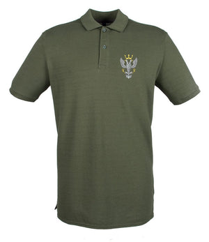 Mercian Regiment Embroidered Pique Polo Shirt