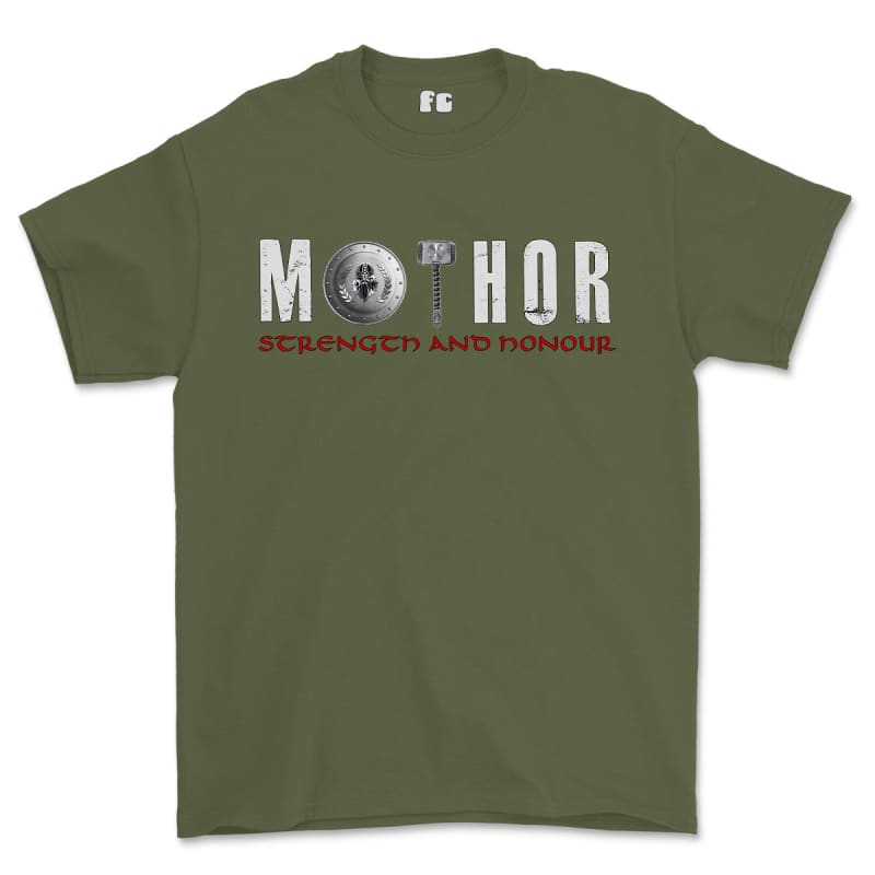 Mothor Strength and Honour Printed T-Shirt