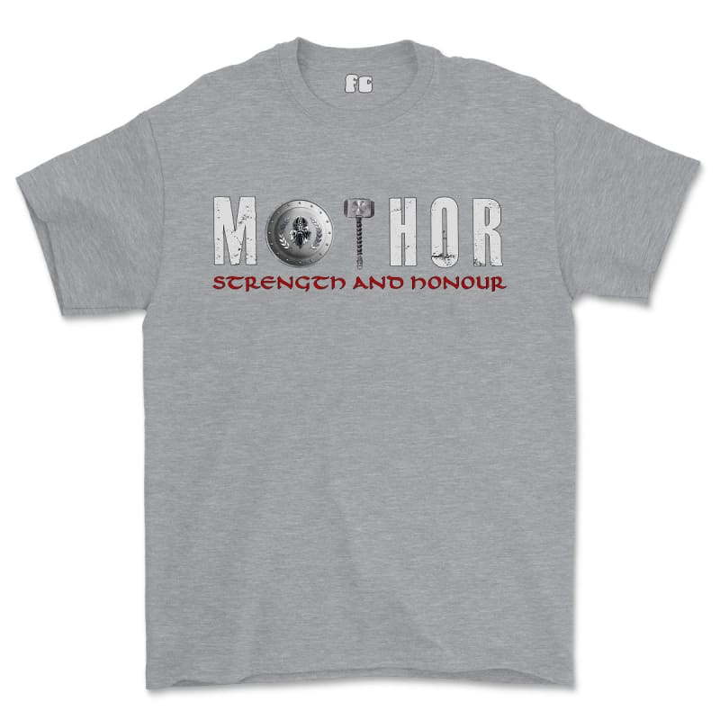 Mothor Strength and Honour Printed T-Shirt