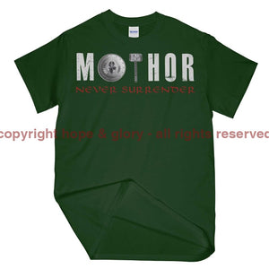 Never Surrender Mothor Printed T-Shirt