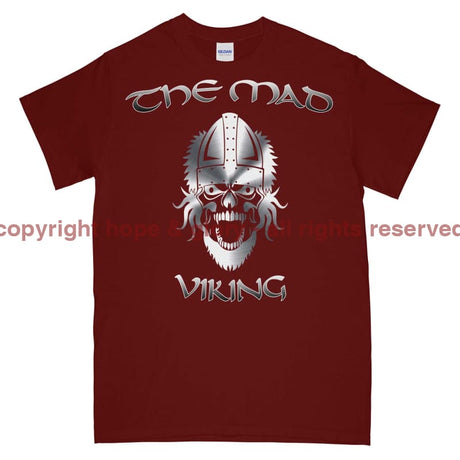 Never Surrender The Mad Viking Printed T-Shirt