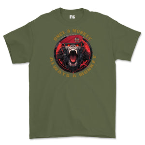 Royal Military Police Once a Monkey Printed T-Shirt