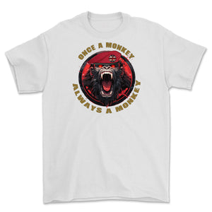 Royal Military Police Once a Monkey Printed T-Shirt