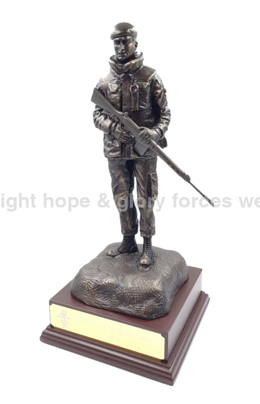 OP BANNER Northern Ireland British Soldier Cold Cast Bronze Figurine