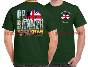 OP Banner Veteran Double Side Printed T-Shirt