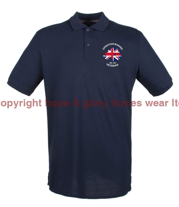 OP BANNER VETERAN Embroidered Polo Shirt