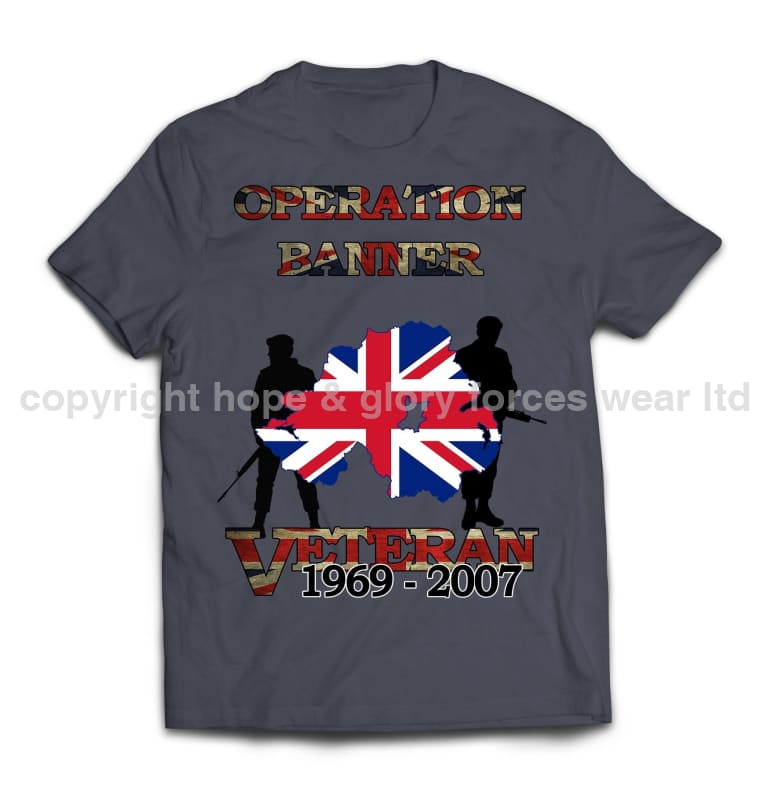 OP Banner Veteran Printed T-Shirt