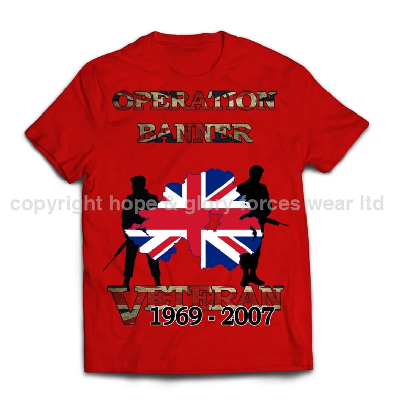 OP Banner Veteran Printed T-Shirt