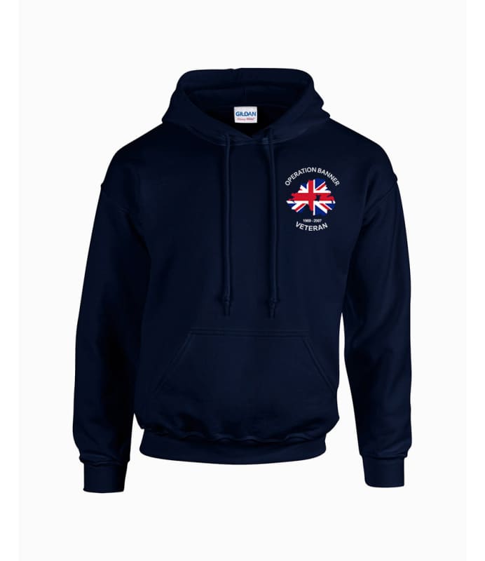 OP Banner Veterans Embroidered Hoodie