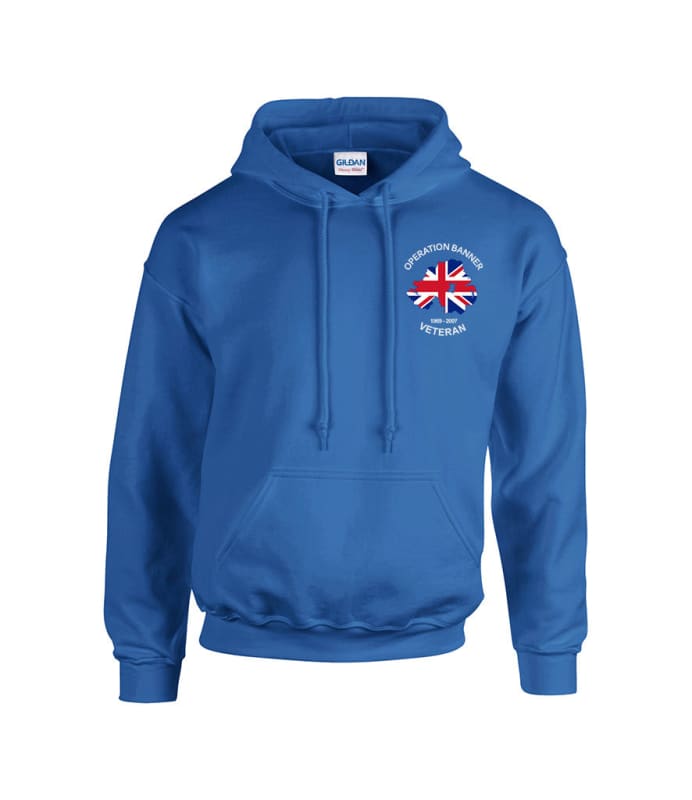 OP Banner Veterans Embroidered Hoodie