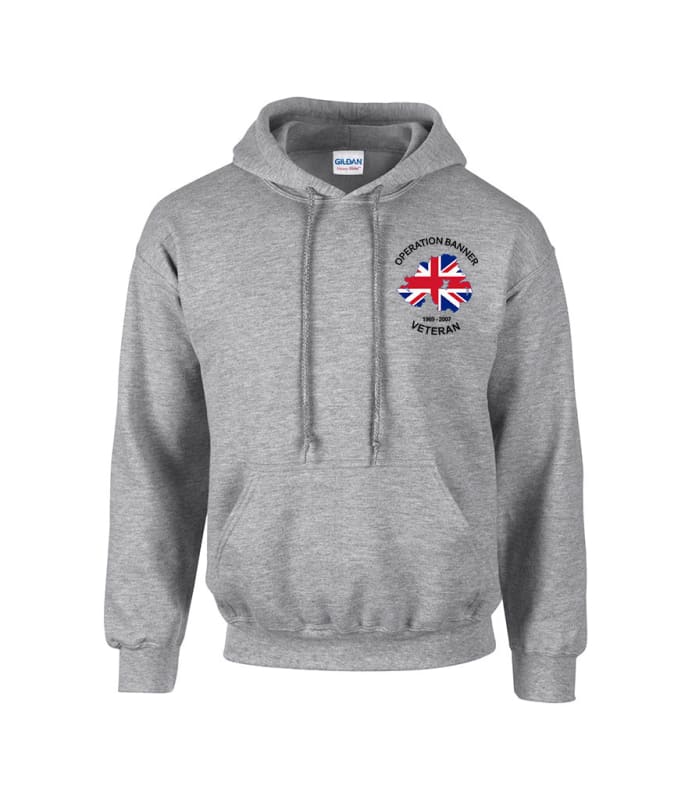 OP Banner Veterans Embroidered Hoodie