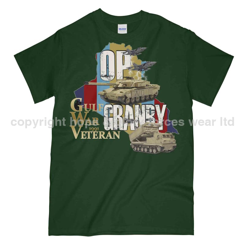 OP Granby Gulf War Veteran Printed T-Shirt