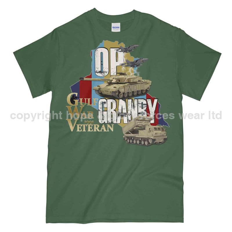 OP Granby Gulf War Veteran Printed T-Shirt