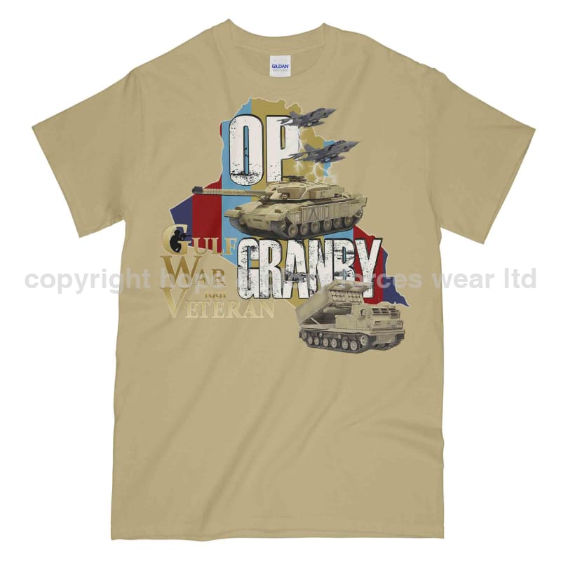 OP Granby Gulf War Veteran Printed T-Shirt