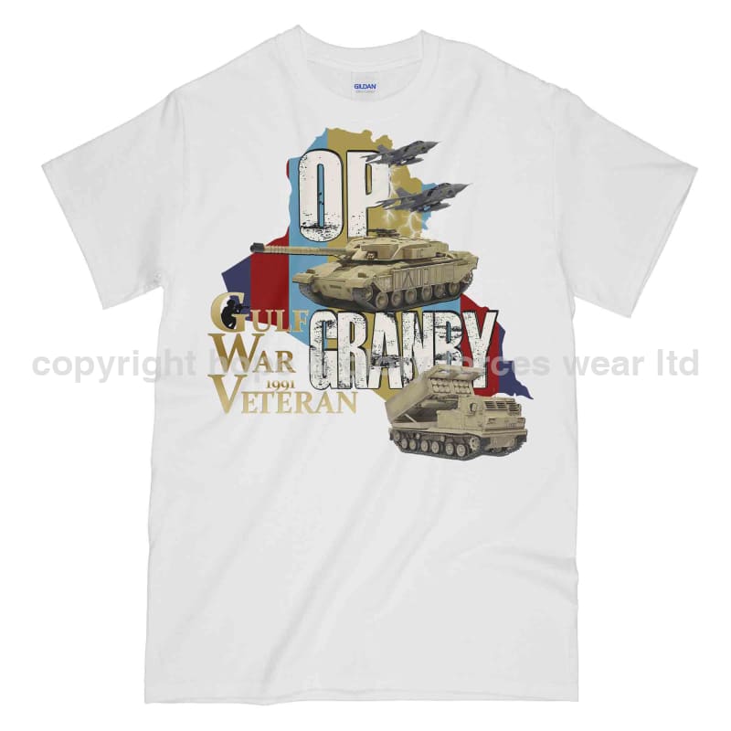 OP Granby Gulf War Veteran Printed T-Shirt