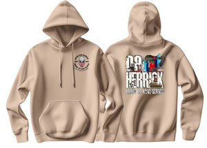 OP Herrick Afghanistan War Veteran Double Side Printed Hoodie