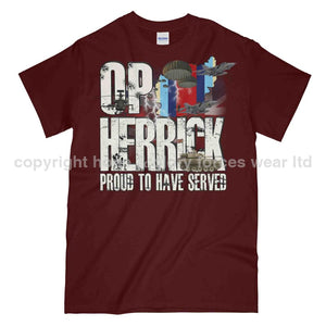 OP Herrick Afghanistan War Veteran Printed T-Shirt