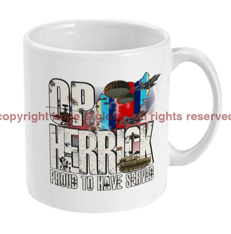 OP HERRICK Proud Veteran Ceramic Mug