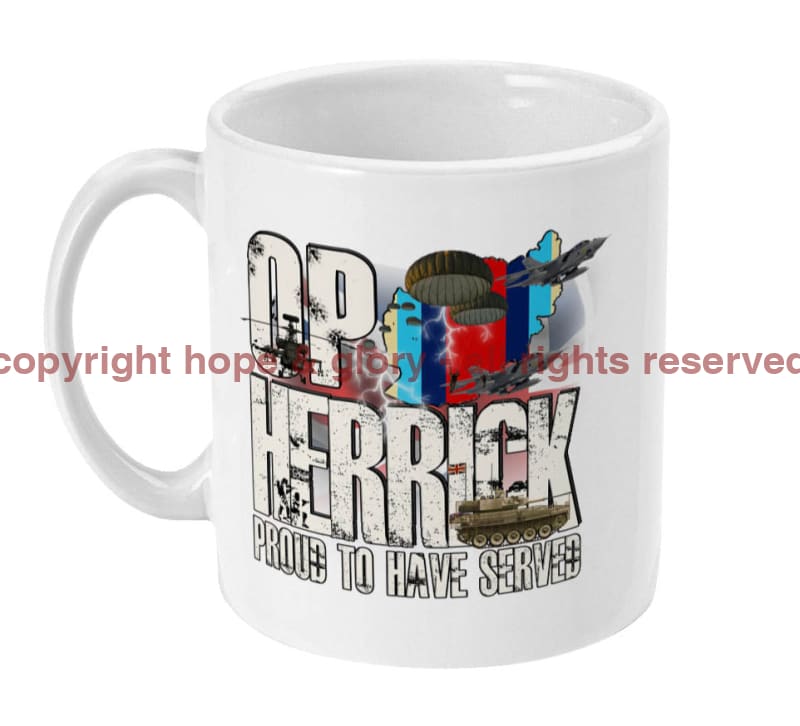 OP HERRICK Proud Veteran Ceramic Mug