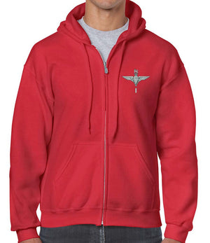 Parachute Regiment 1 PARA Unisex Full Zip Hoodie