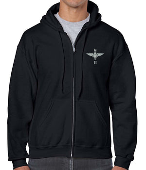 Parachute Regiment 2 PARA Unisex Full Zip Hoodie