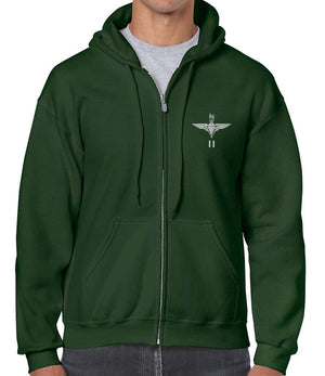 Parachute Regiment 2 PARA Unisex Full Zip Hoodie