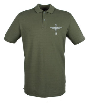 Parachute Regiment 2 PARA Embroidered Pique Polo Shirt