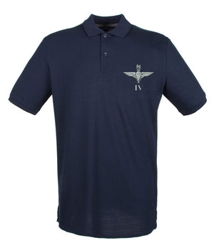 Parachute Regiment 4 PARA Embroidered Pique Polo Shirt