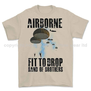 Para Airborne Fit to Drop Printed T-Shirt