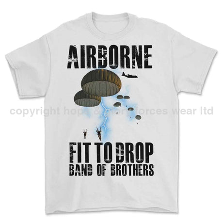 Para Airborne Fit to Drop Printed T-Shirt