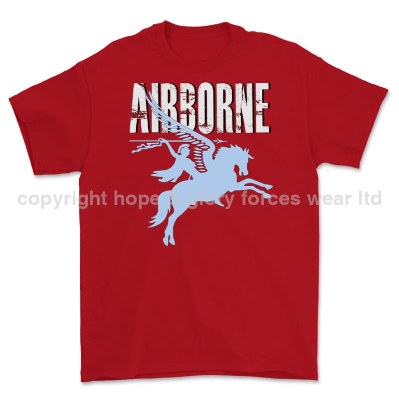 Airborne Pegasus Printed T-Shirt