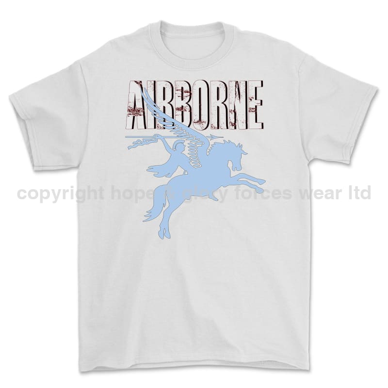 Airborne Pegasus Printed T-Shirt