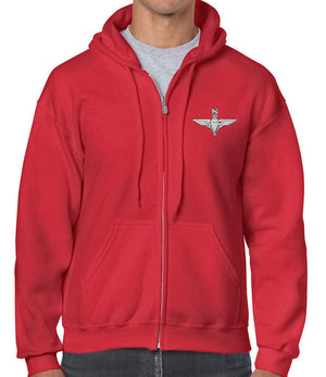 Parachute Regiment Unisex Full Zip Hoodie