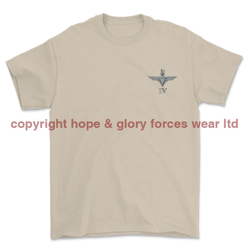 Parachute Regiment 4 PARA Embroidered or Printed T-Shirt