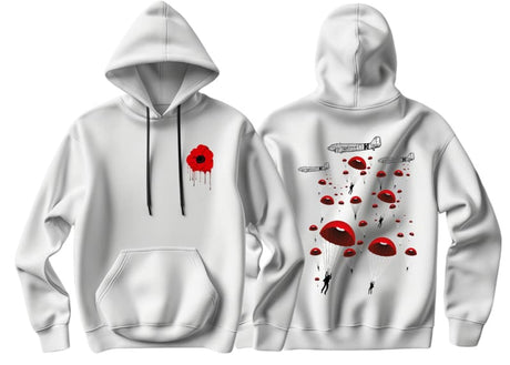 Poppy Chutes Double Side Printed Hoodie