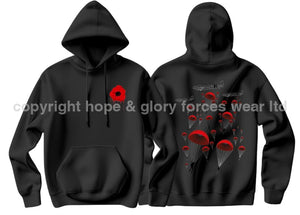 Poppy Chutes Double Side Printed Hoodie