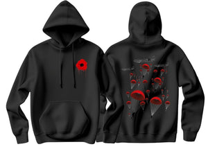 Poppy Chutes Double Side Printed Hoodie