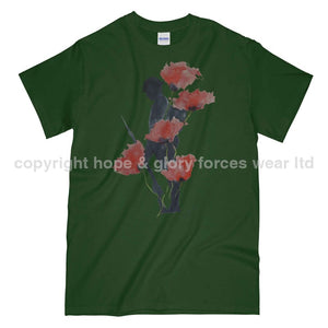 Poppy WW1 Remembrance Tommy Printed T-Shirt