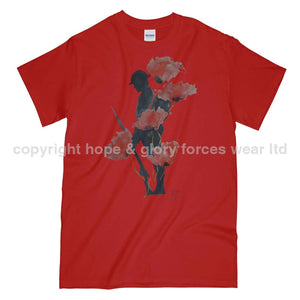 Poppy WW1 Remembrance Tommy Printed T-Shirt